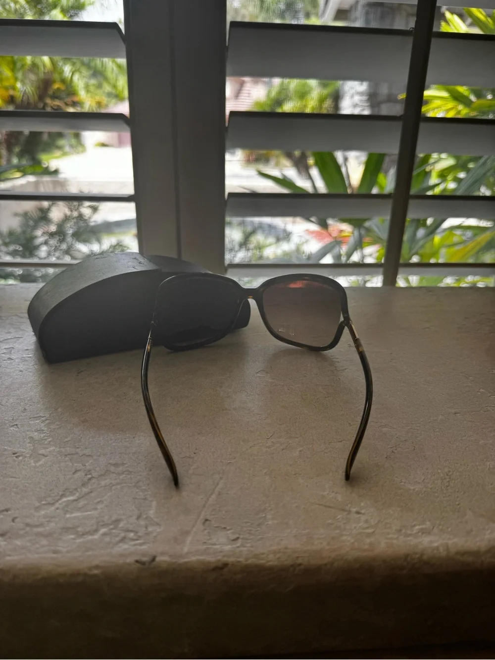 Prada Women's Oversized Brown Tortoise Sunglasses with Gradient Lenses